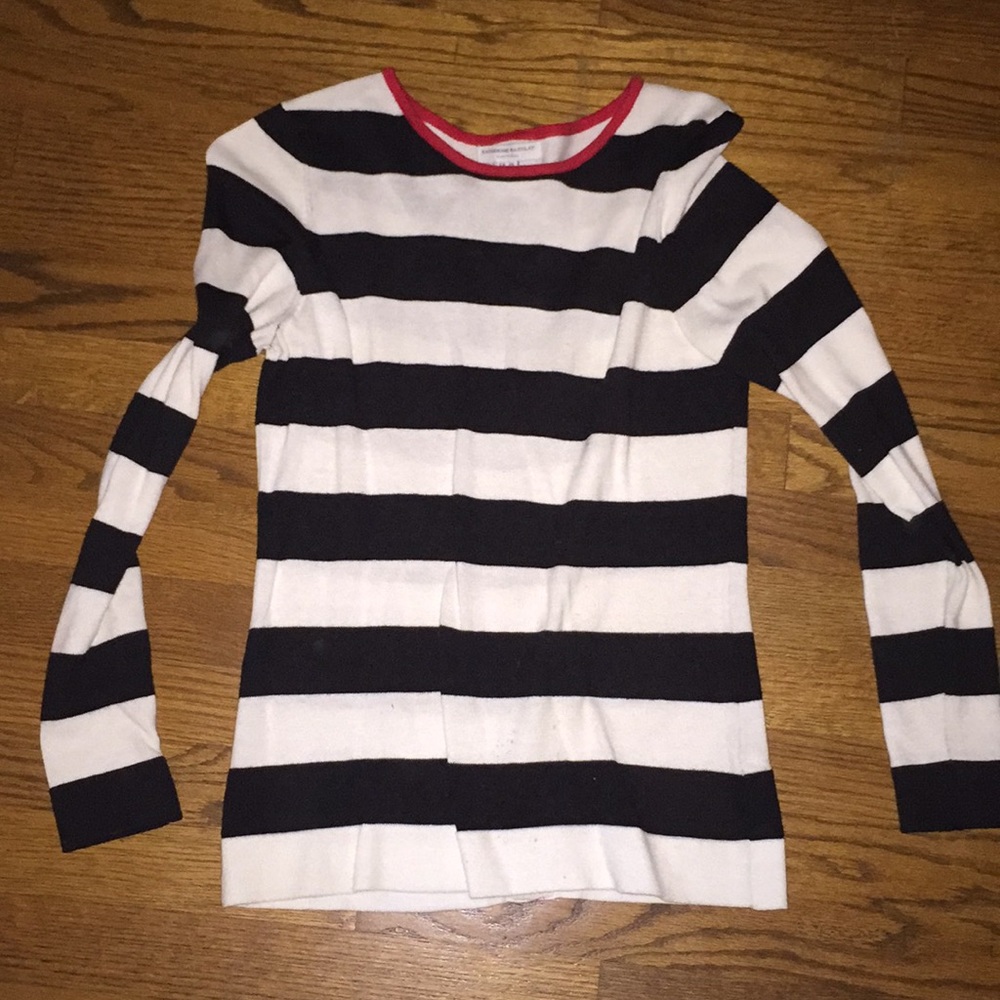 Katherine Barclay striped sweater